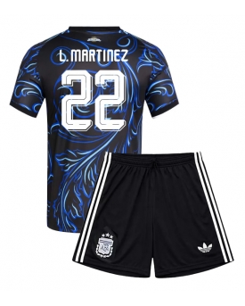 Billige Fotballdrakt Argentina Lautaro Martinez #22 Replika Bortedraktsett Barn VM 2026 Kortermet (med bukser)